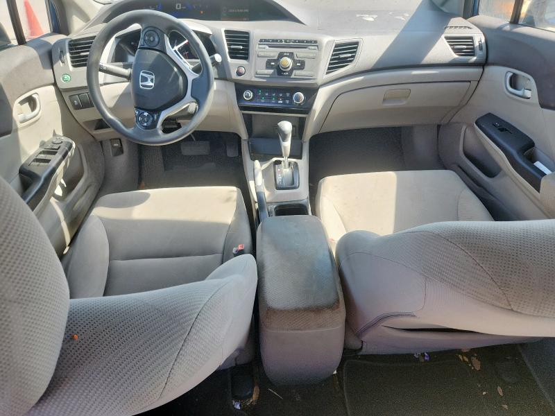 2HGFB2F5XCH581611 - 2012 HONDA CIVIC LX 蓝色 照片 8