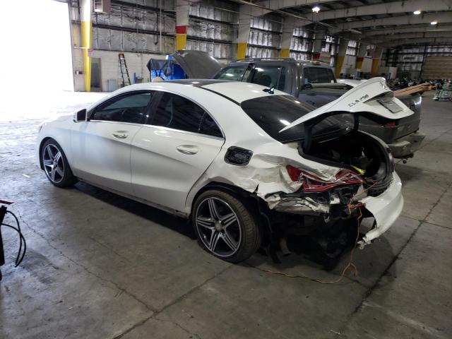 WDDSJ4GBXJN563958 - 2018 MERCEDES-BENZ CLA 250 4MATIC WHITE photo 2