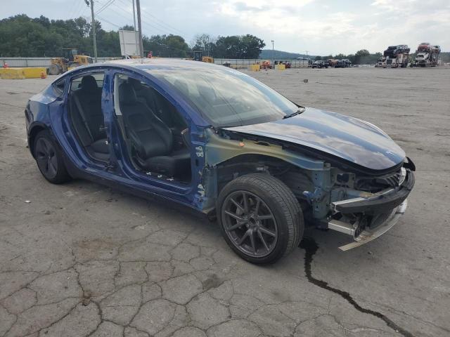 5YJ3E1EA8JF030887 - 2018 TESLA MODEL 3 BLUE photo 4