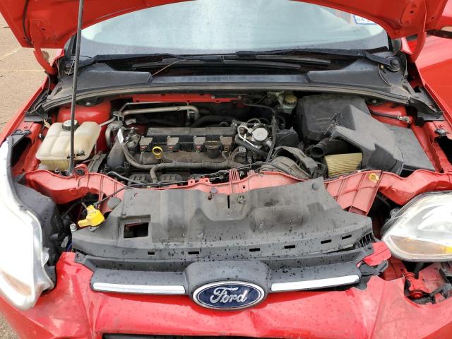 1FADP3F22DL189364 - 2013 FORD FOCUS SE RED photo 11