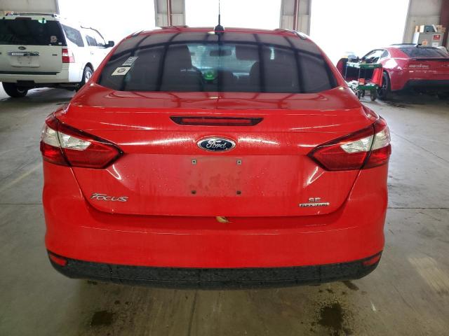 1FADP3F22DL189364 - 2013 FORD FOCUS SE RED photo 6