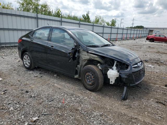 KMHCT4AE8DU577407 - 2013 HYUNDAI ACCENT GLS BLACK photo 4