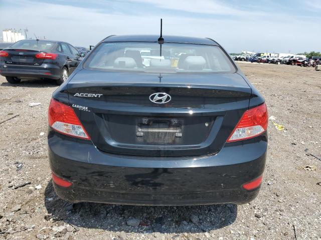 KMHCT4AE8DU577407 - 2013 HYUNDAI ACCENT GLS BLACK photo 6
