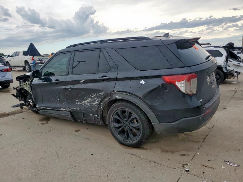 1FMSK8DH2MGC05202 - 2021 FORD EXPLORER XLT 黑色 照片 2