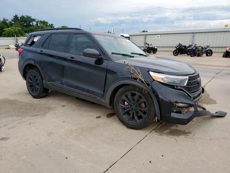 1FMSK8DH2MGC05202 - 2021 FORD EXPLORER XLT 黑色 照片 4