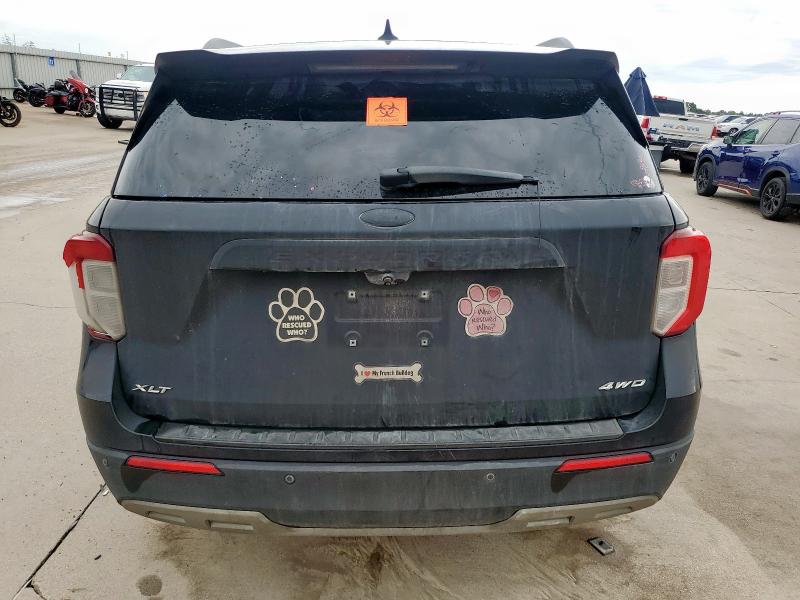 1FMSK8DH2MGC05202 - 2021 FORD EXPLORER XLT 黑色 照片 6