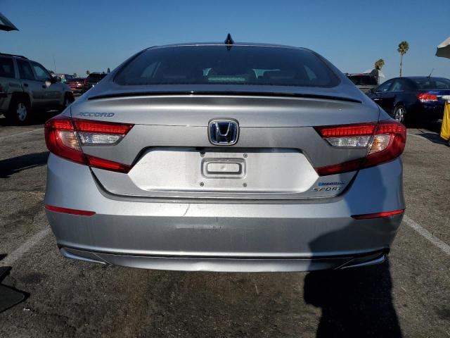 1HGCV3F2XNA027783 - 2022 HONDA ACCORD HYBRID SPORT SILVER photo 6