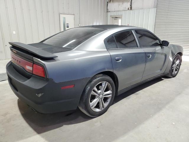 2B3CM5CT4BH555506 - 2011 DODGE CHARGER R/T GRAY photo 3