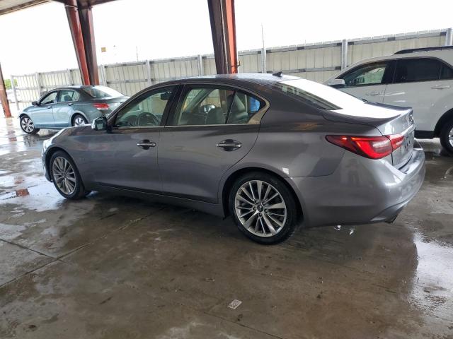 JN1EV7AP5JM362205 - 2018 INFINITI Q50 LUXE GRAY photo 2