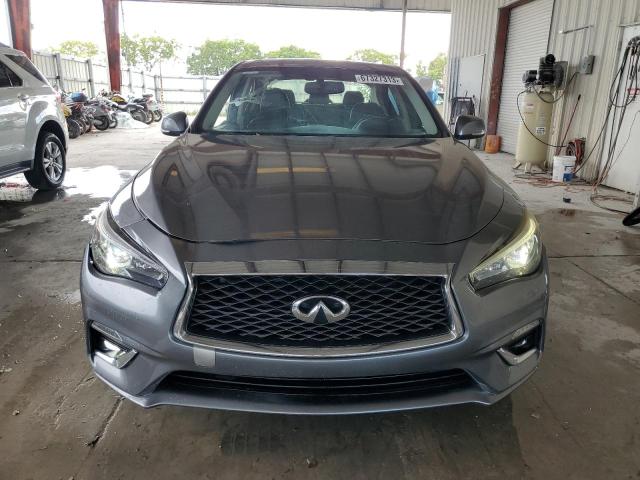 JN1EV7AP5JM362205 - 2018 INFINITI Q50 LUXE GRAY photo 5