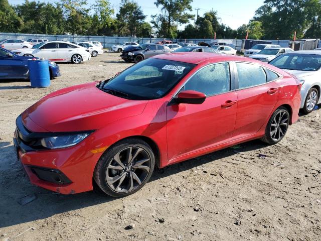 2HGFC2F86MH518479 - 2021 HONDA CIVIC SPORT წითელი ფოტო 1