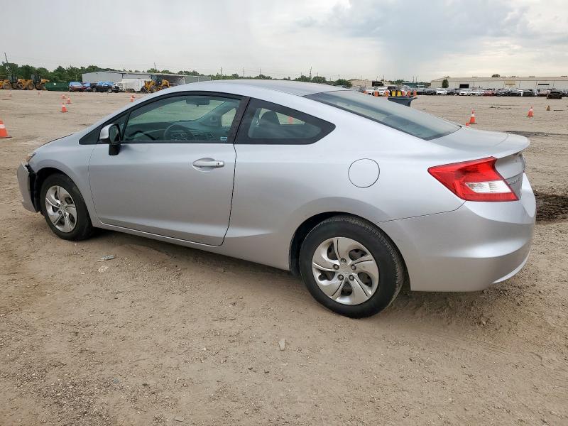 2HGFG3B50DH504003 - 2013 HONDA CIVIC LX SILVER photo 2