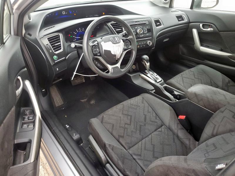 2HGFG3B50DH504003 - 2013 HONDA CIVIC LX SILVER photo 8