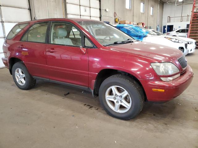 JT6HF10U2X0007088 - 1999 LEXUS RX 300 BURGUNDY photo 4