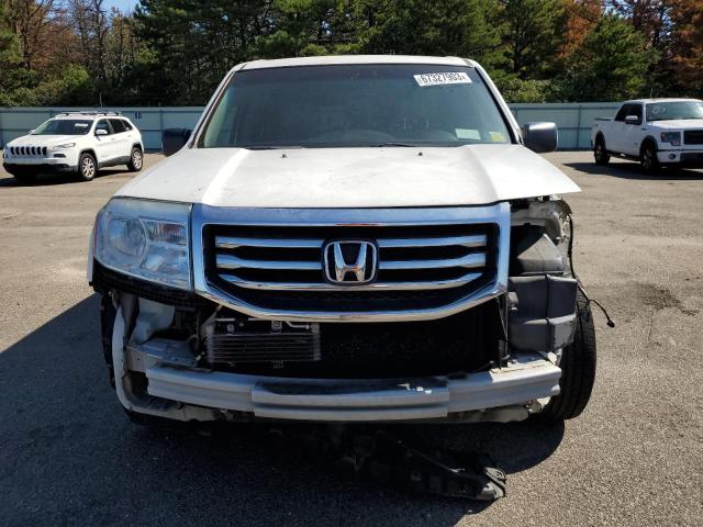 5FNYF4H26DB077185 - 2013 HONDA PILOT LX WHITE photo 5