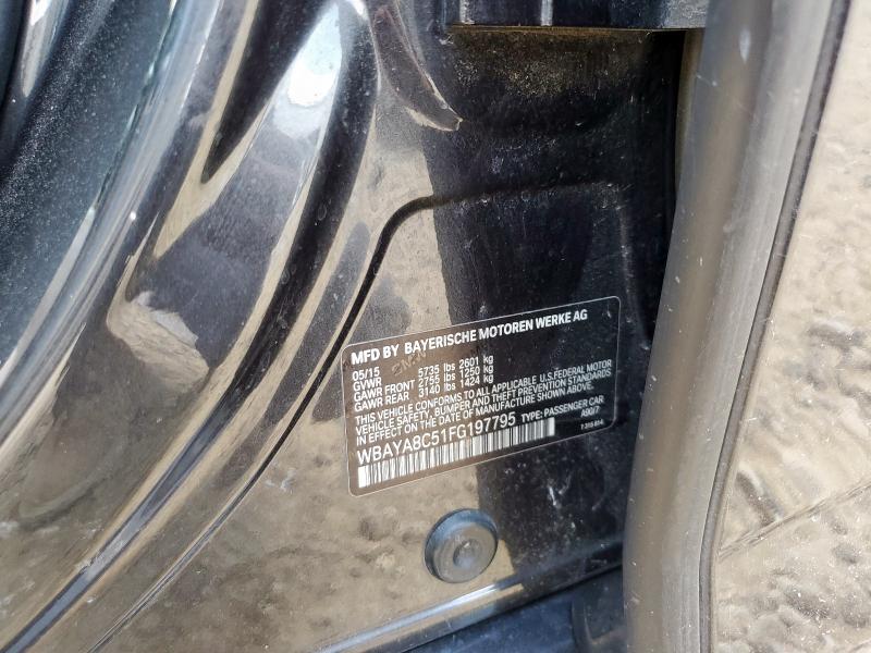 WBAYA8C51FG197795 - 2015 BMW 750 I 灰色 照片 12