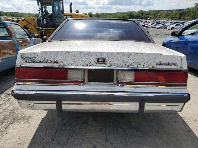 2MEBM74F0KX645657 - 1989 MERCURY GRAND MARQ GS WHITE photo 6