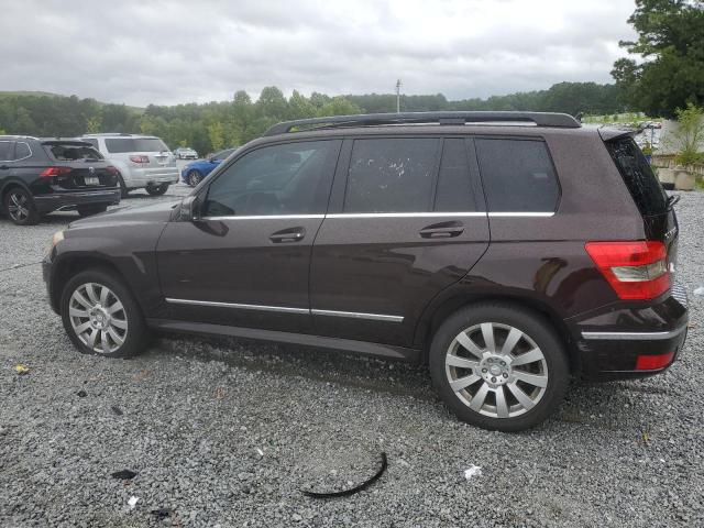WDCGG5GB4CF800259 - 2012 MERCEDES-BENZ GLK 350 MAROON photo 2