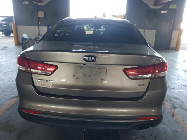 5XXGU4L35JG202686 - 2018 KIA OPTIMA EX GRAY photo 6