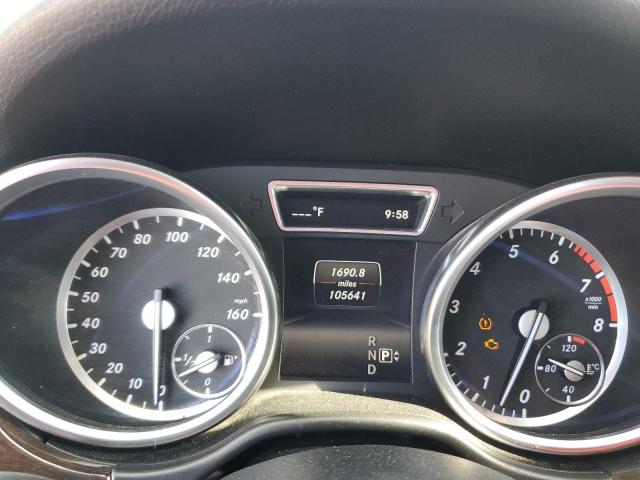 4JGDA5HB6FA544163 - 2015 MERCEDES-BENZ ML 350 4MATIC BLACK photo 8