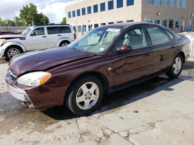 1FAHP56S01A275065 - 2001 FORD TAURUS SEL MAROON photo 1