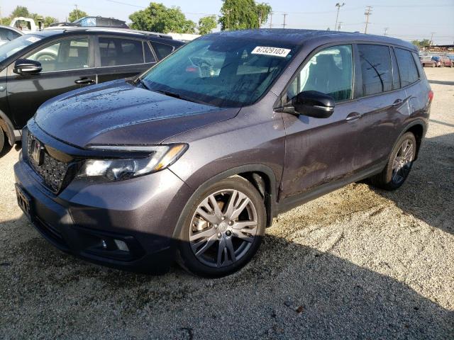 5FNYF7H53MB016081 - 2021 HONDA PASSPORT EXL GRAY photo 1