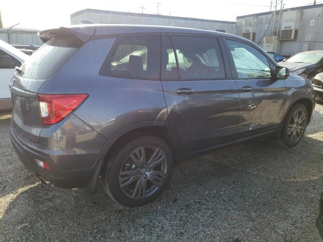 5FNYF7H53MB016081 - 2021 HONDA PASSPORT EXL GRAY photo 3