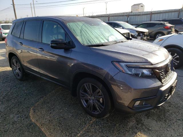 5FNYF7H53MB016081 - 2021 HONDA PASSPORT EXL GRAY photo 4