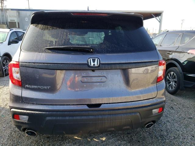 5FNYF7H53MB016081 - 2021 HONDA PASSPORT EXL GRAY photo 6