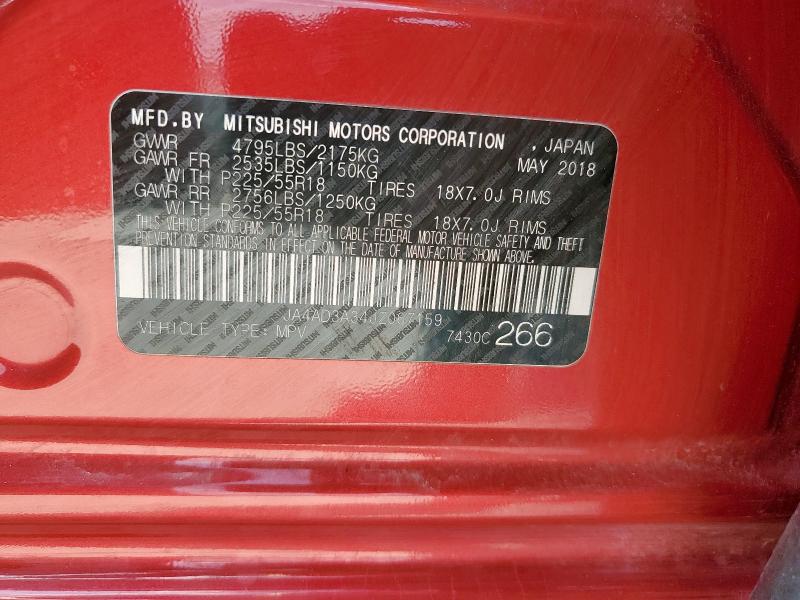 JA4AD3A34JZ067159 - 2018 MITSUBISHI OUTLANDER SE Rot Foto 13