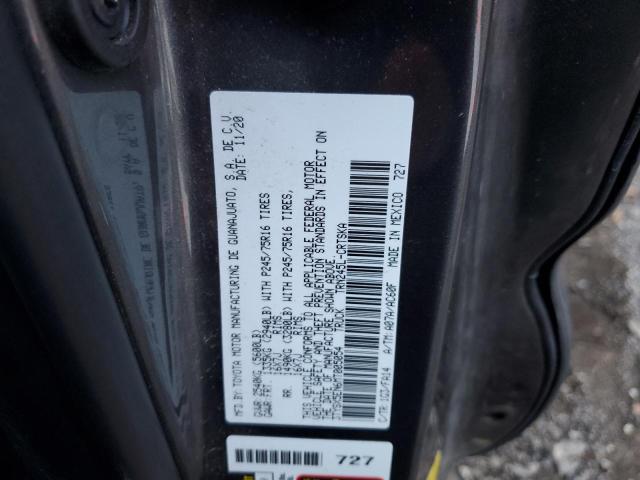 3TYSX5EN6MT005054 - 2021 TOYOTA TACOMA ACCESS CAB ნაცრისფერი ფოტო 12