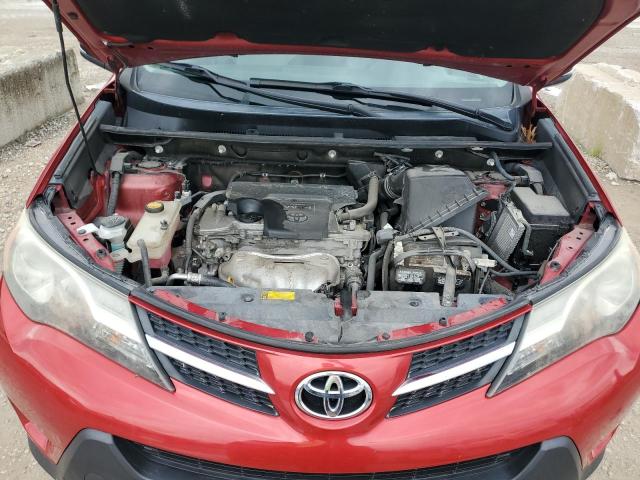 2T3WFREV5EW127931 - 2014 TOYOTA RAV4 XLE RED photo 11