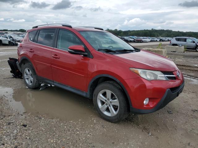2T3WFREV5EW127931 - 2014 TOYOTA RAV4 XLE RED photo 4