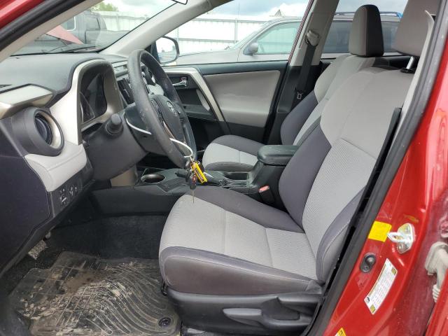 2T3WFREV5EW127931 - 2014 TOYOTA RAV4 XLE RED photo 7
