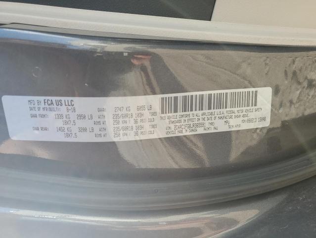 2C4RC1FG8JR365591 - 2018 CHRYSLER PACIFICA TOURING PLUS GRAY photo 13