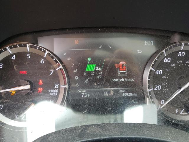 5TDGZRBH8NS573647 - 2022 TOYOTA HIGHLANDER XLE CHARCOAL photo 9