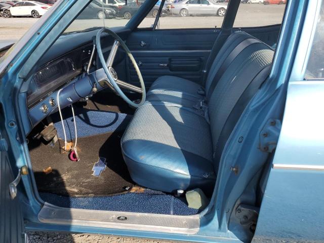 156698D165163 - 1968 CHEVROLET BEL AIR BLUE photo 7