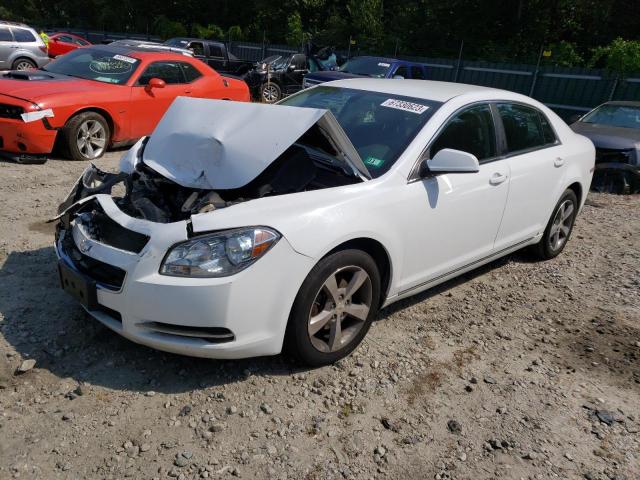 1G1ZC5E10BF360102 - 2011 CHEVROLET MALIBU 1LT WHITE photo 1