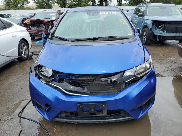 JHMGK5H79GX038575 - 2016 HONDA FIT EX BLUE photo 5