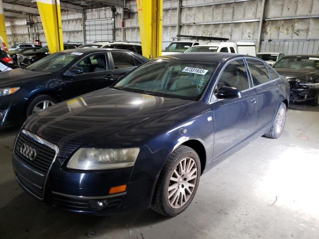 WAUDH74F16N143887 - 2006 AUDI A6 3.2 QUATTRO BLUE photo 1