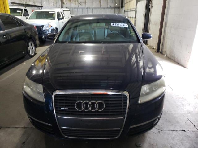 WAUDH74F16N143887 - 2006 AUDI A6 3.2 QUATTRO BLUE photo 5