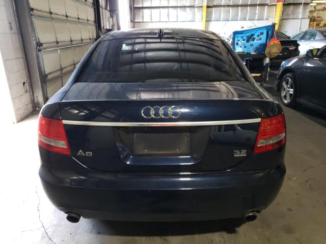 WAUDH74F16N143887 - 2006 AUDI A6 3.2 QUATTRO BLUE photo 6