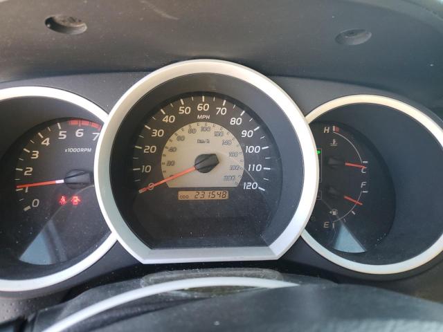 5TEJU62NX8Z475980 - 2008 TOYOTA TACOMA DOUBLE CAB PRERUNNER SILVER photo 9