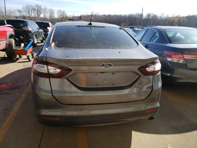 3FA6P0HR2DR377658 - 2013 FORD FUSION SE GRAY photo 6