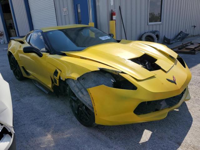 1G1YW2D79J5106027 - 2018 CHEVROLET CORVETTE GRAND SPORT 1LT YELLOW photo 4