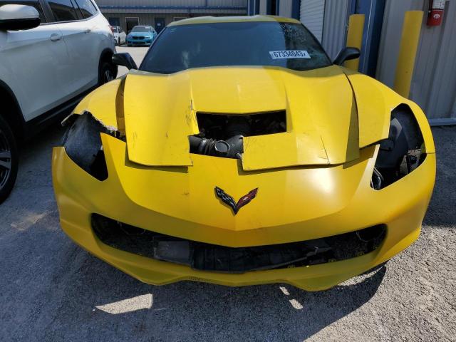 1G1YW2D79J5106027 - 2018 CHEVROLET CORVETTE GRAND SPORT 1LT YELLOW photo 5