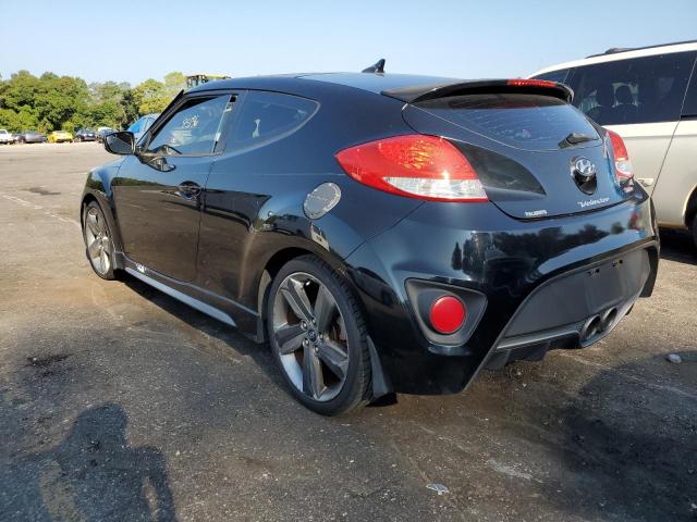 KMHTC6AE0FU240602 - 2015 HYUNDAI VELOSTER TURBO BLACK photo 2