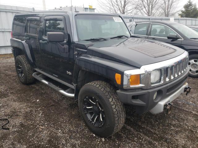 5GTEN13E188185847 - 2008 HUMMER H3 BLACK photo 4