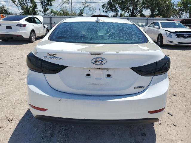 5NPDH4AE6GH659273 - 2016 HYUNDAI ELANTRA SE WHITE photo 6