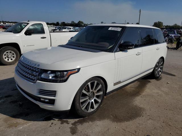 SALGV3TF7EA169444 - 2014 LAND ROVER RANGE ROVE AUTOBIOGRAPHY WHITE photo 1